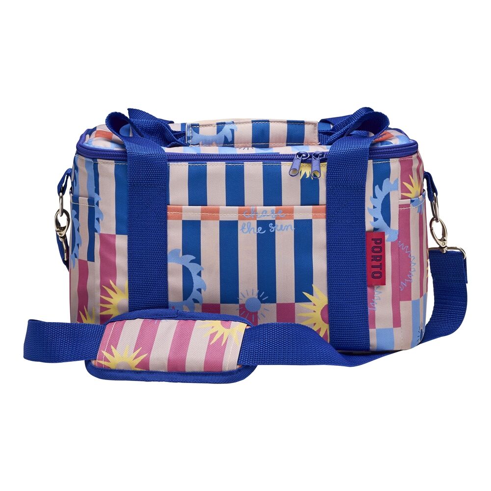 Porto 34x22x20cm Multi-Coloured Sole Insulated Bag with Shoulder Strap — image 2
