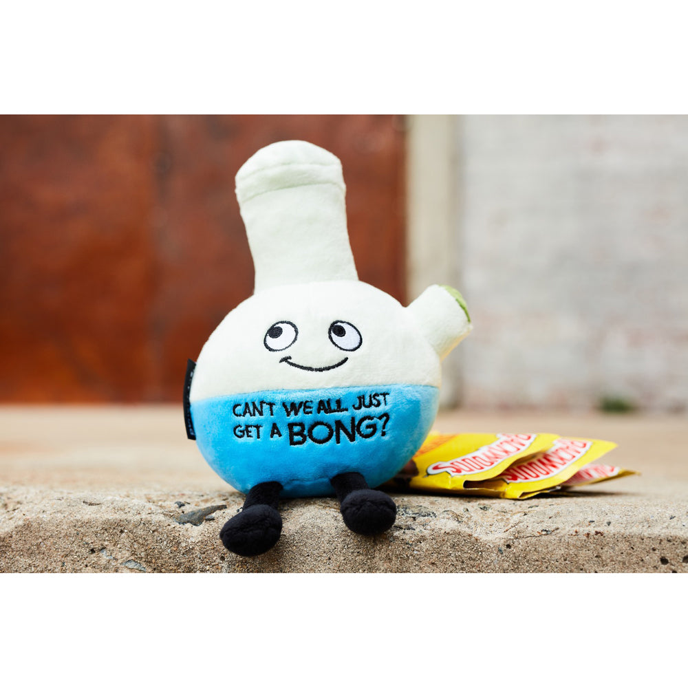 Punchkins Can't We All Just Get a Bong? Bong Plush Stuffed Soft Cuddle Toy 20cm — image 2