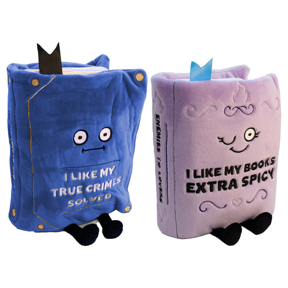 Punchkins Book Stuffed Plush Cuddle Toys True Crime Solved & Extra Spicy