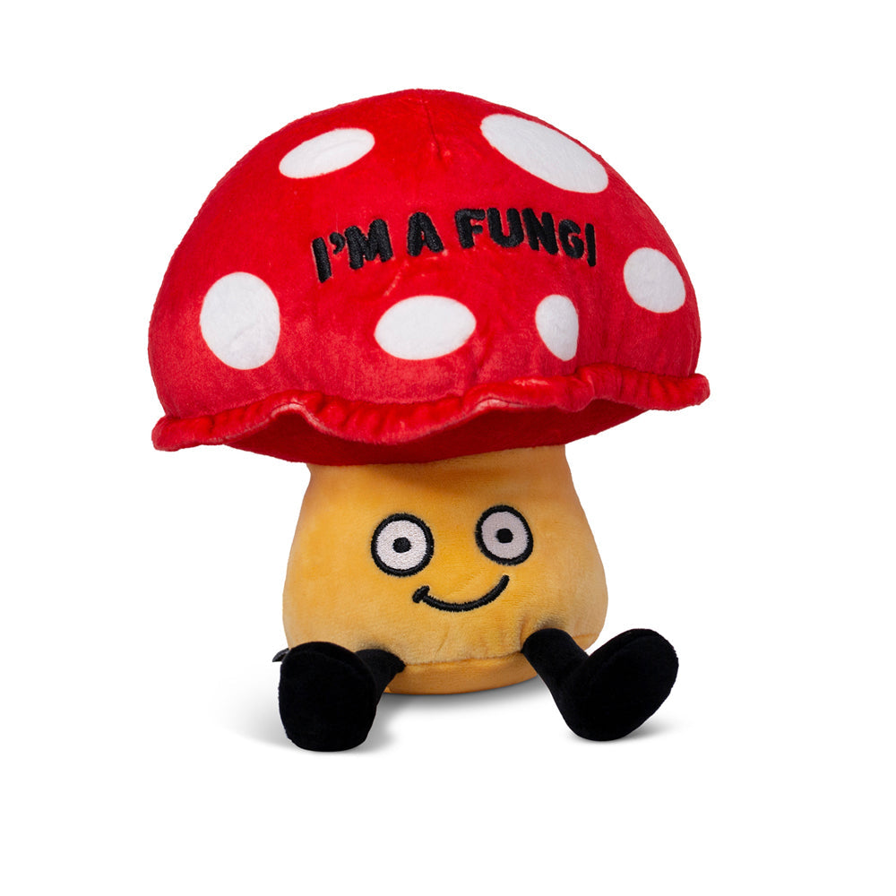 Punchkins Mushroom I'm a Fungi Soft Stuffed Plush Kids/Children Cuddle Toy