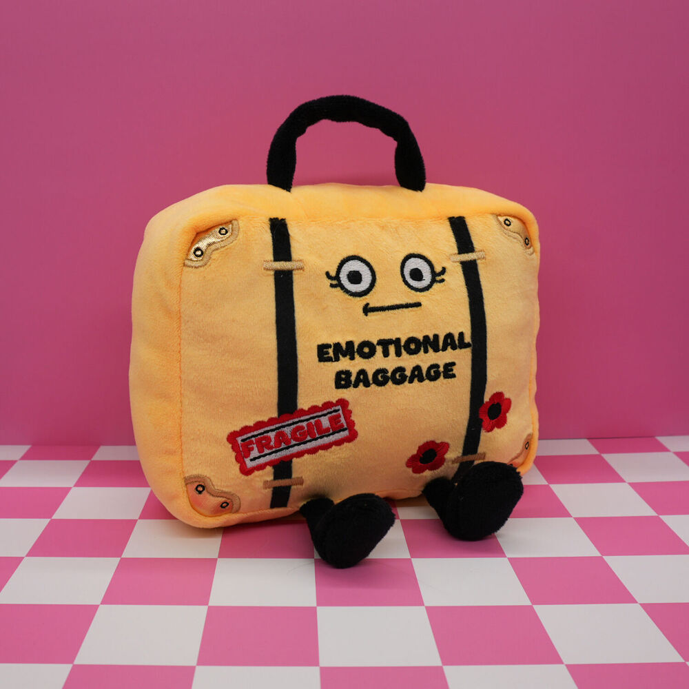 Punchkins Suitcase Emotional Baggage Novelty Plush Soft Toy Yellow Kids 3y+ — image 2