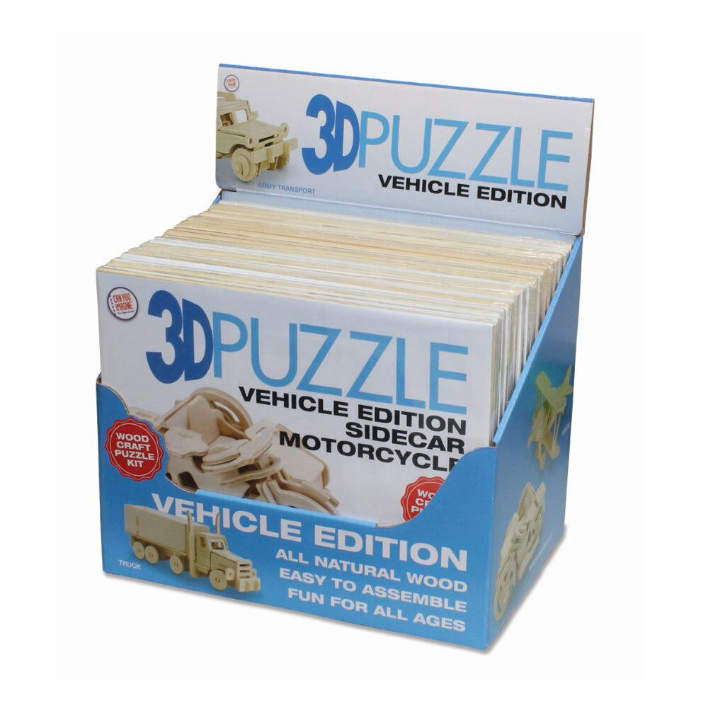 Loumet Toys 3D Wooden Puzzle Transport Edition Educational Fun Play Toy Kids 3y+ Assorted — image 3
