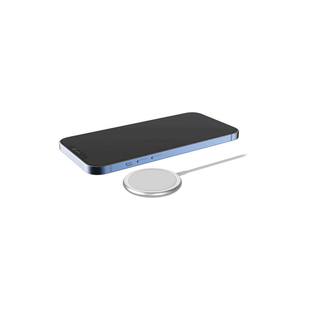 Chargecore Magnetic Wireless Mobile Phone Charging Pad For iPhone/Samsung White