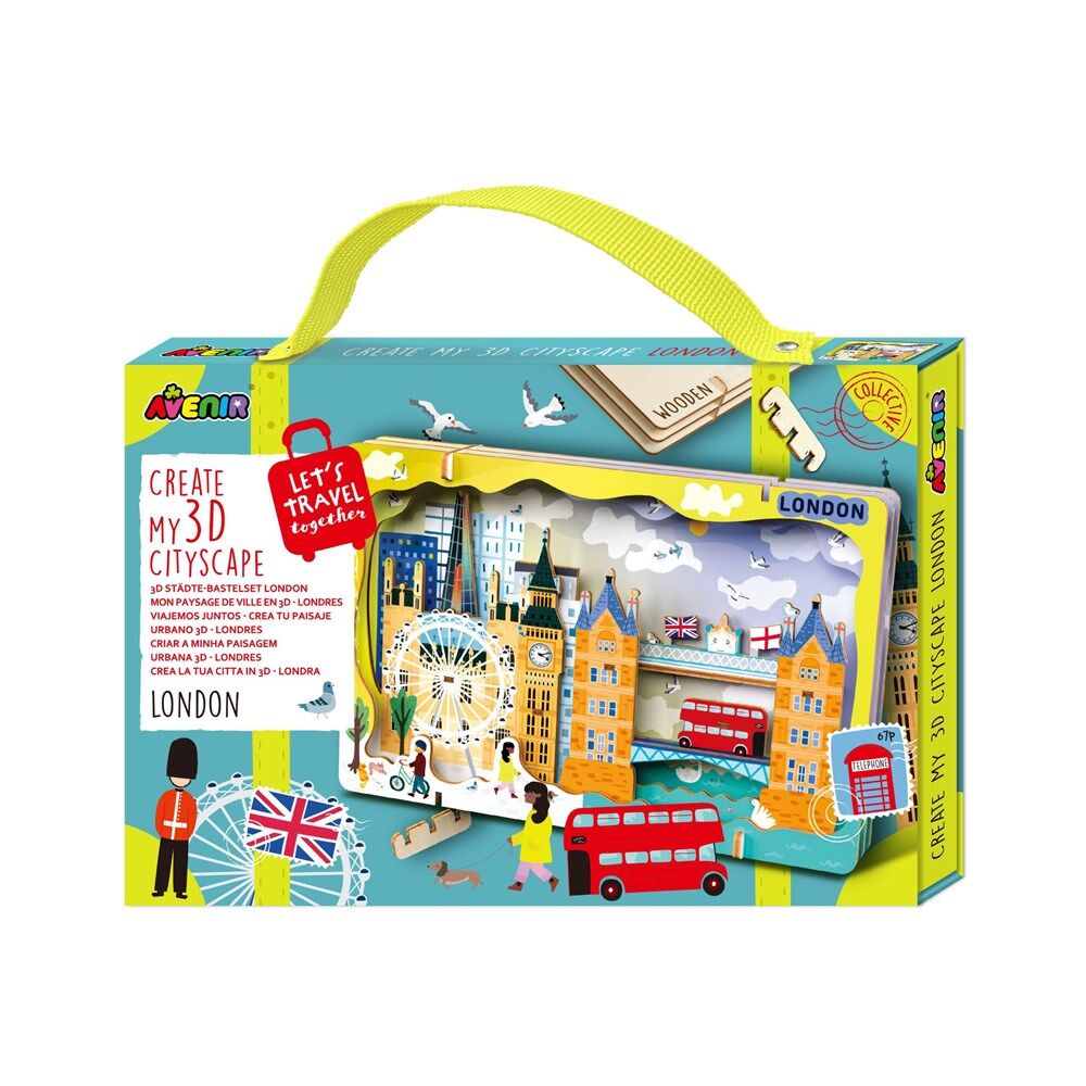 Avenir Create My 3D Cityscape Wooden Puzzles London and Sydney Set 6y+ (2 Pieces) — image 2