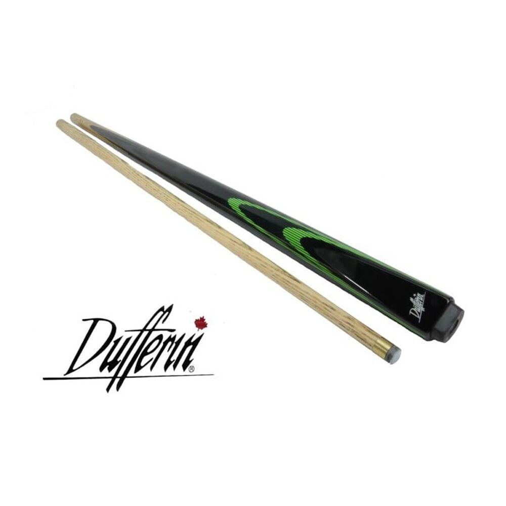 Dufferin S101 2-Piece Cue Green 57 inch 9mm Elkmaster Tip Pool/Billiards