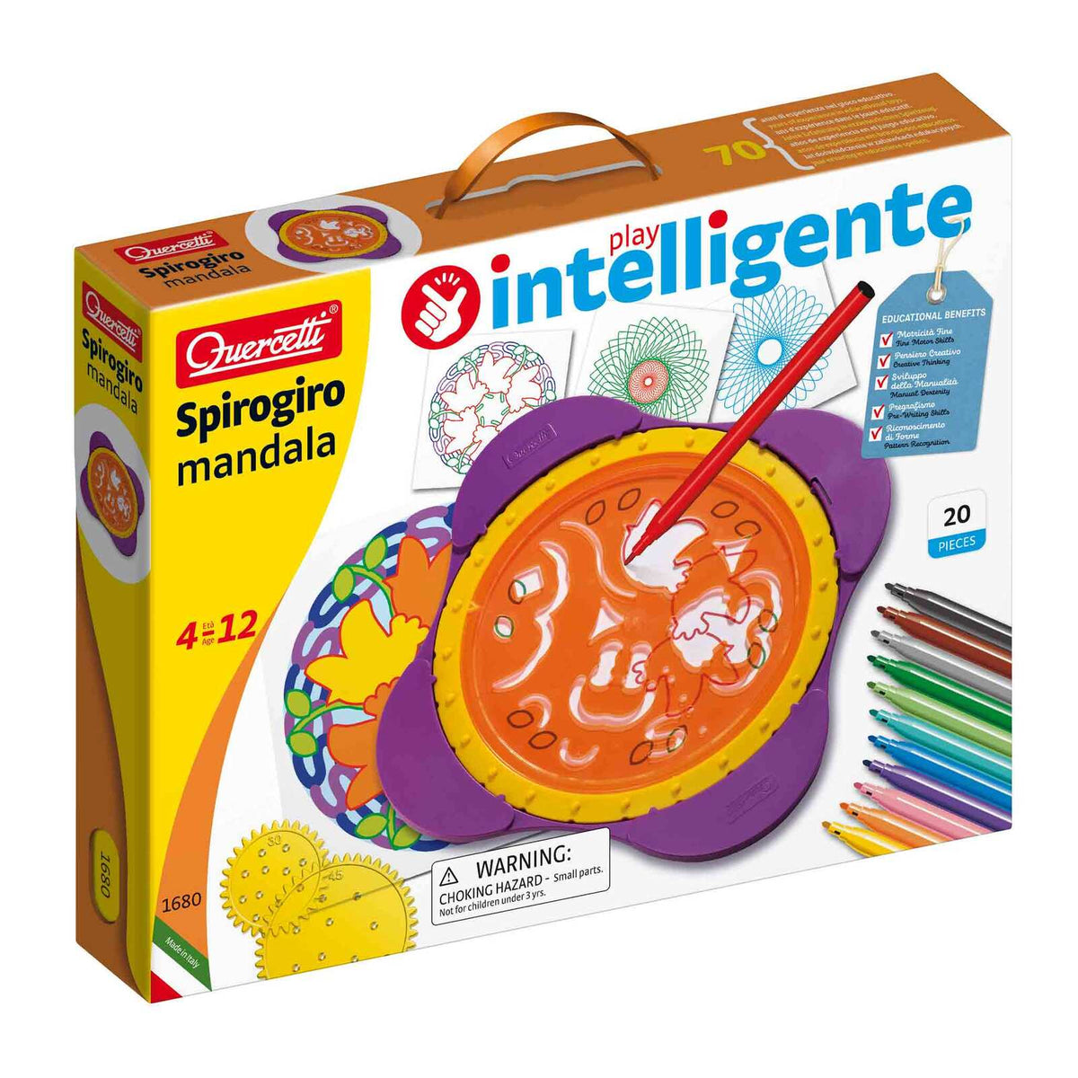 Quercetti Quercetti Spirogiro Mandala Spiral Art Drawing Toy Kids/Children 4-12y — image 3
