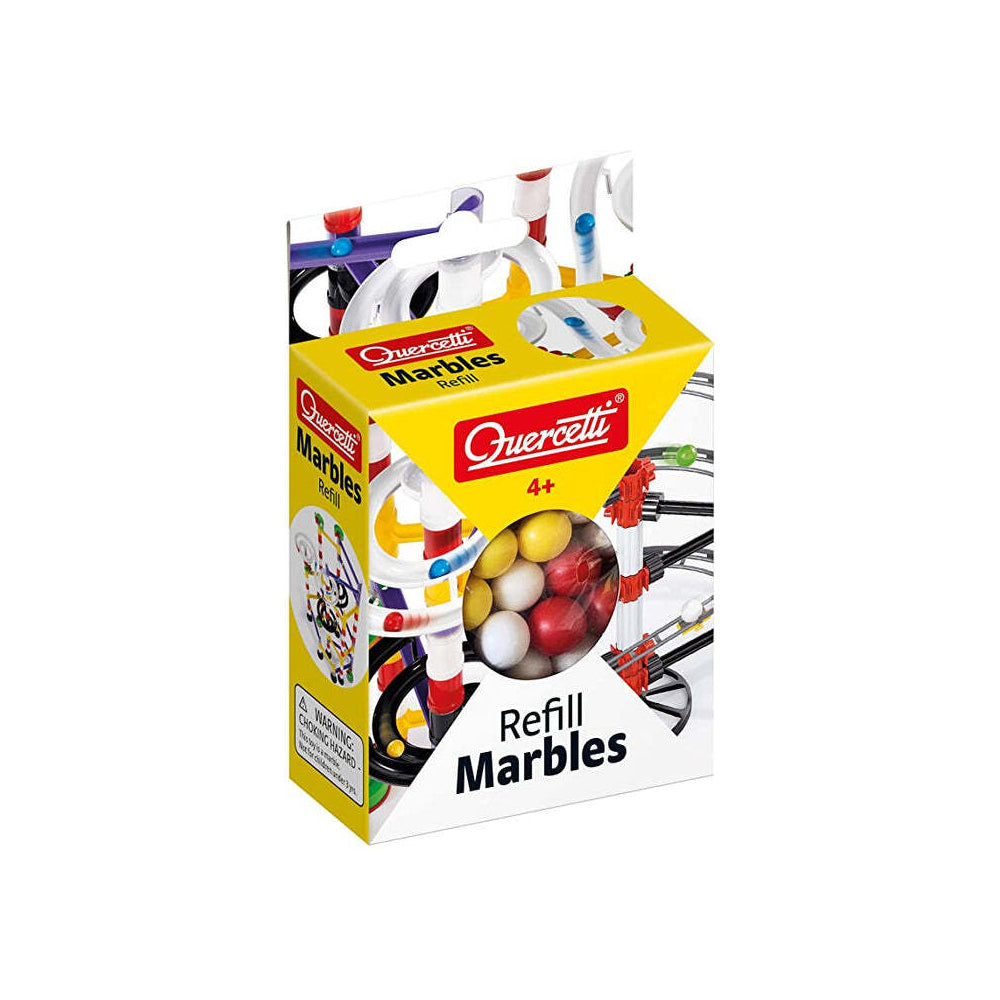 Quercetti Marbles Biglie Toy Refill For Marble Run Play Kids/Family 14mm (100 Pieces)
