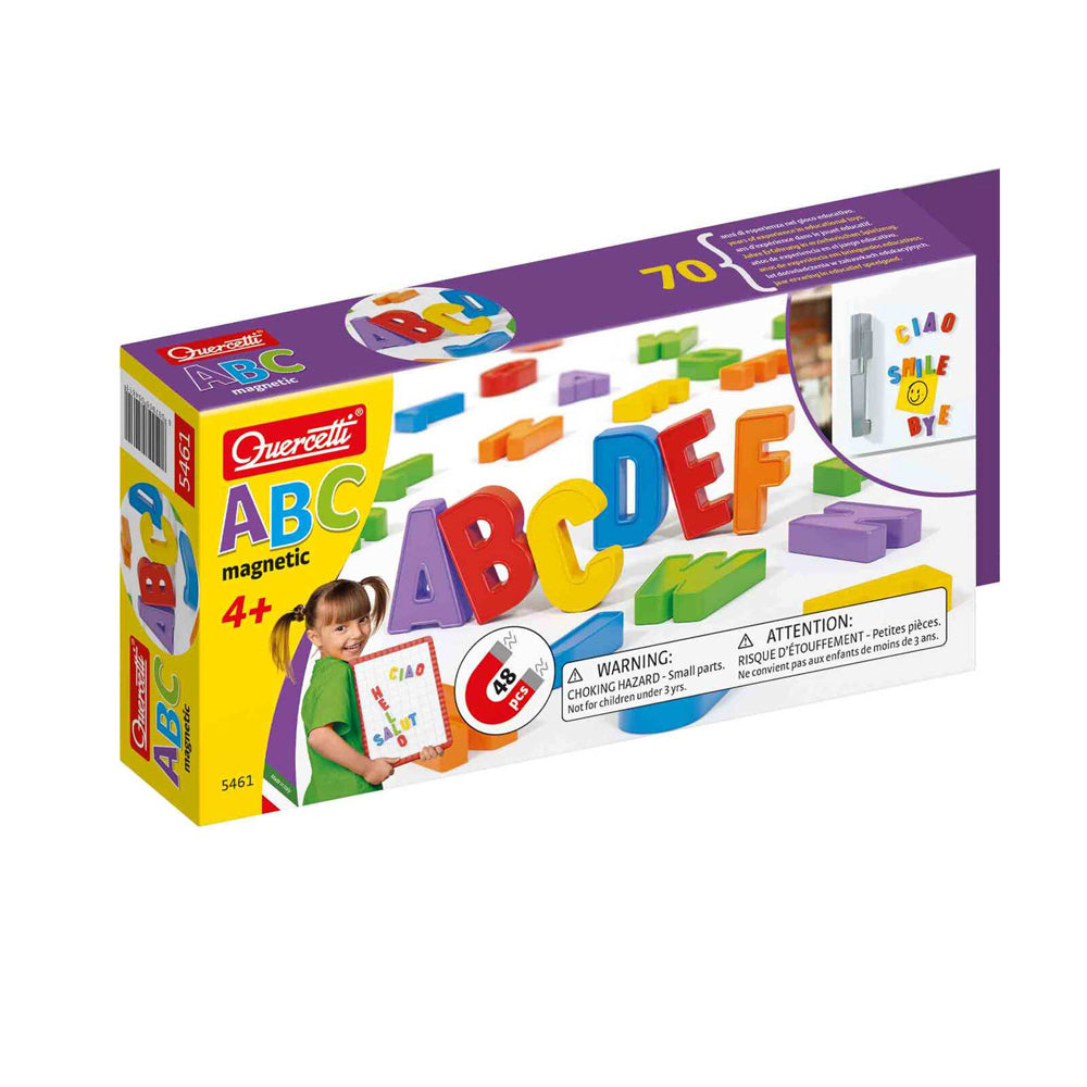 Quercetti Quercetti Magnetic Alphabets Letters Kids Educational Toy 4y+ (48 Pieces)
