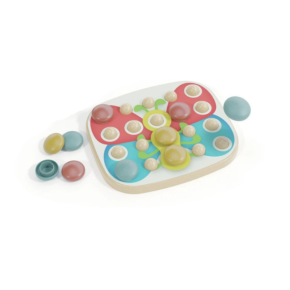 Quercetti FantaColor Baby Bio Kids Educational Toy w/ Coloured Buttons 1-4y (28 Pieces)