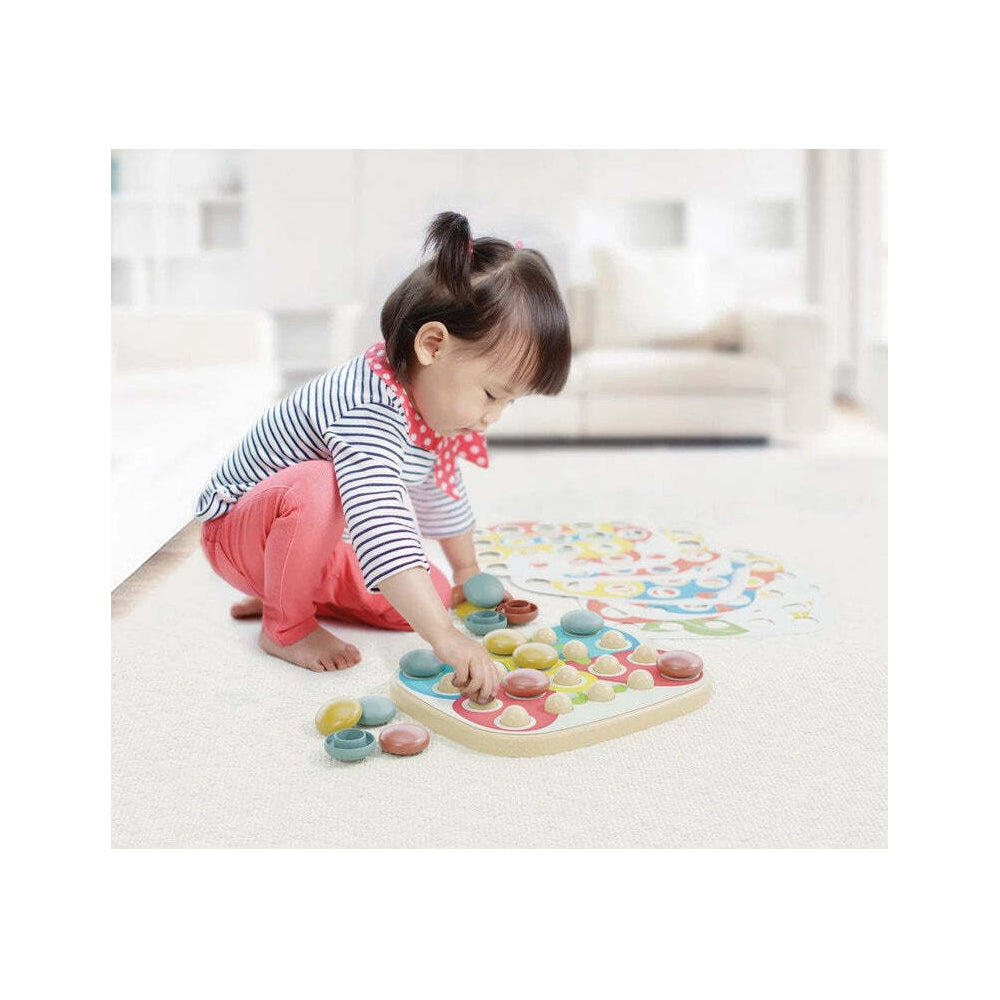 Quercetti FantaColor Baby Bio Kids Educational Toy w/ Coloured Buttons 1-4y (28 Pieces) — image 3