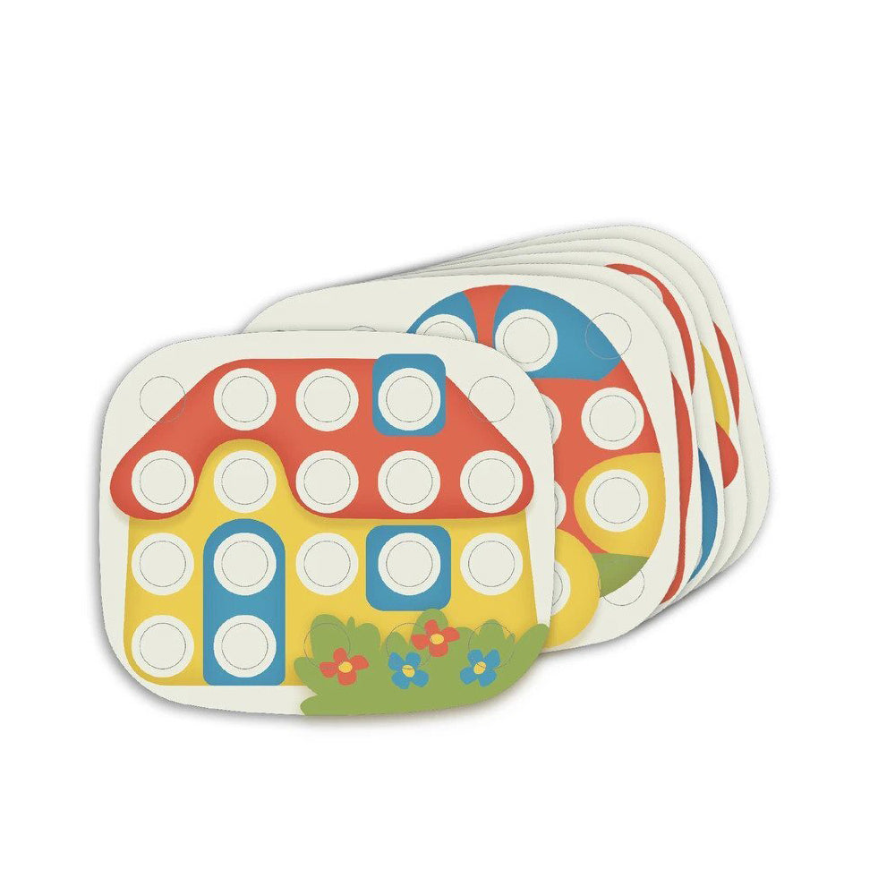 Quercetti FantaColor Baby Bio Kids Educational Toy w/ Coloured Buttons 1-4y (28 Pieces) — image 4