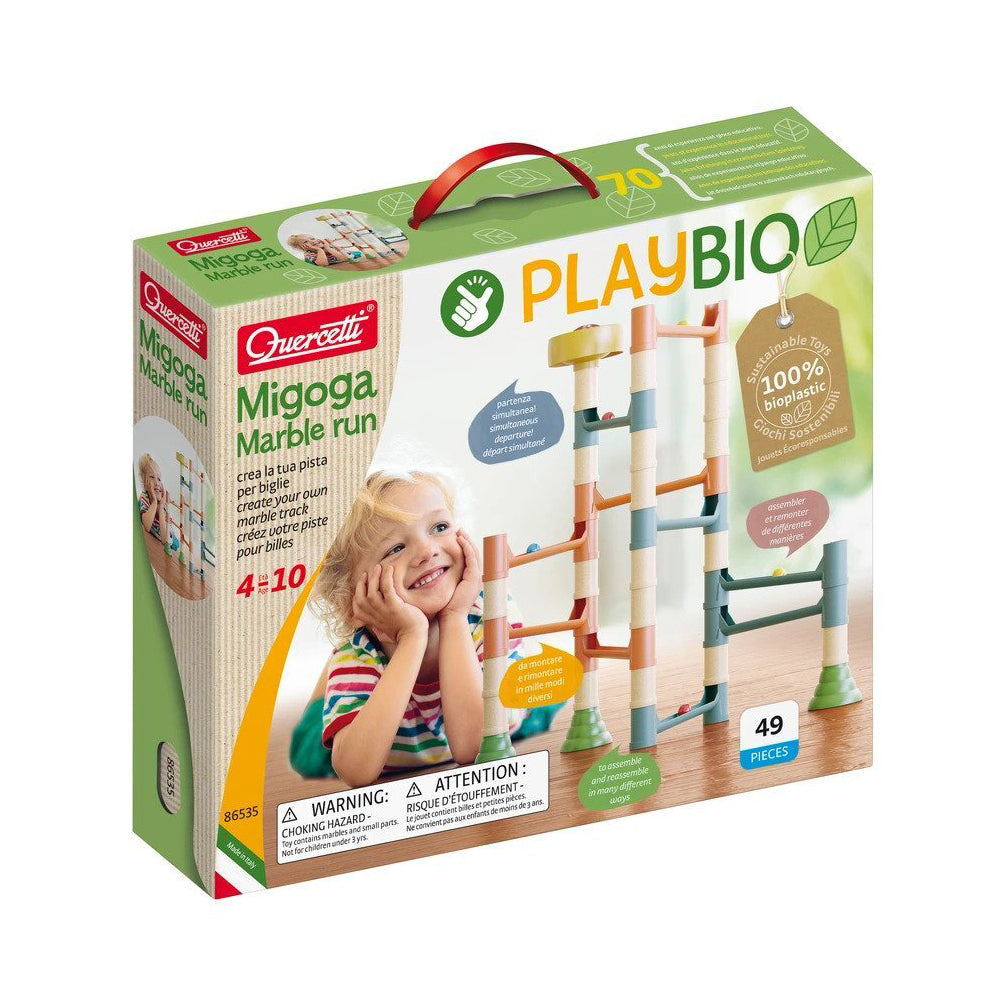 Quercetti Bio Plastic Migoga Marble Run Kids/Children Educational Toy 4-10y (49 Pieces) — image 4