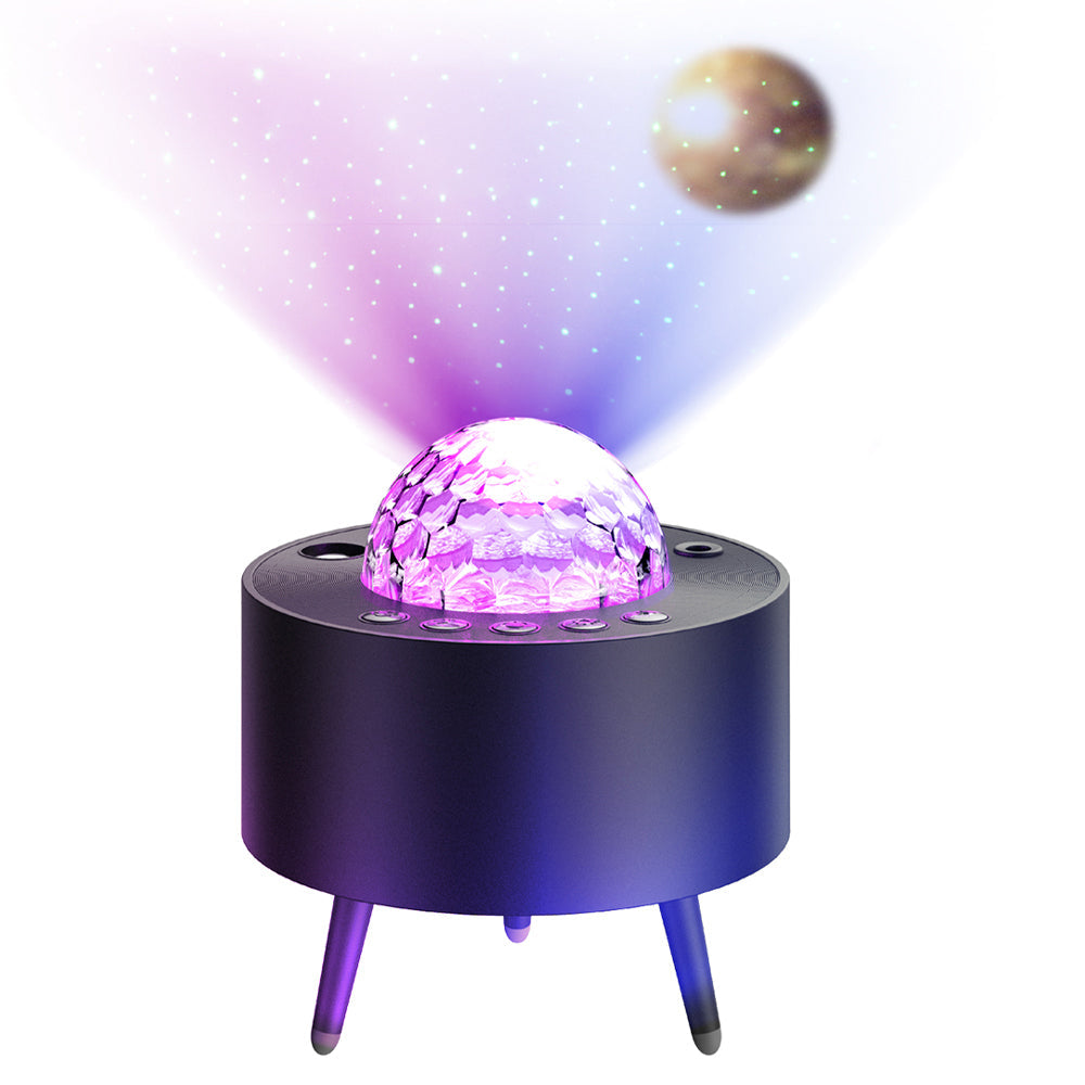 Sansai 13.8cm Bluetooth Galaxy White Noise RGBW Light/Lamp Projector Assorted