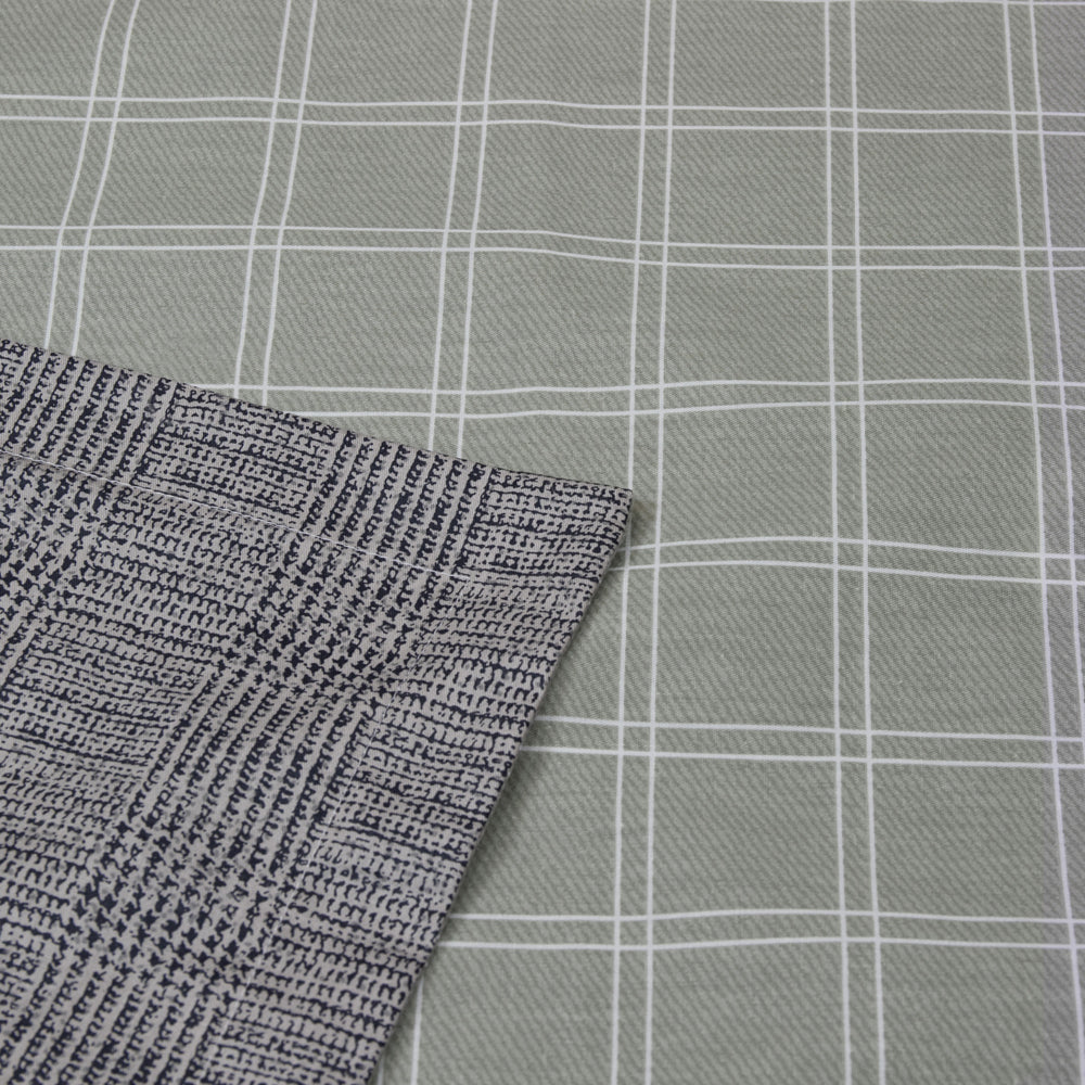 Ardor Harlan Quilt Cover Set Cotton Home Bedding Grey — image 2