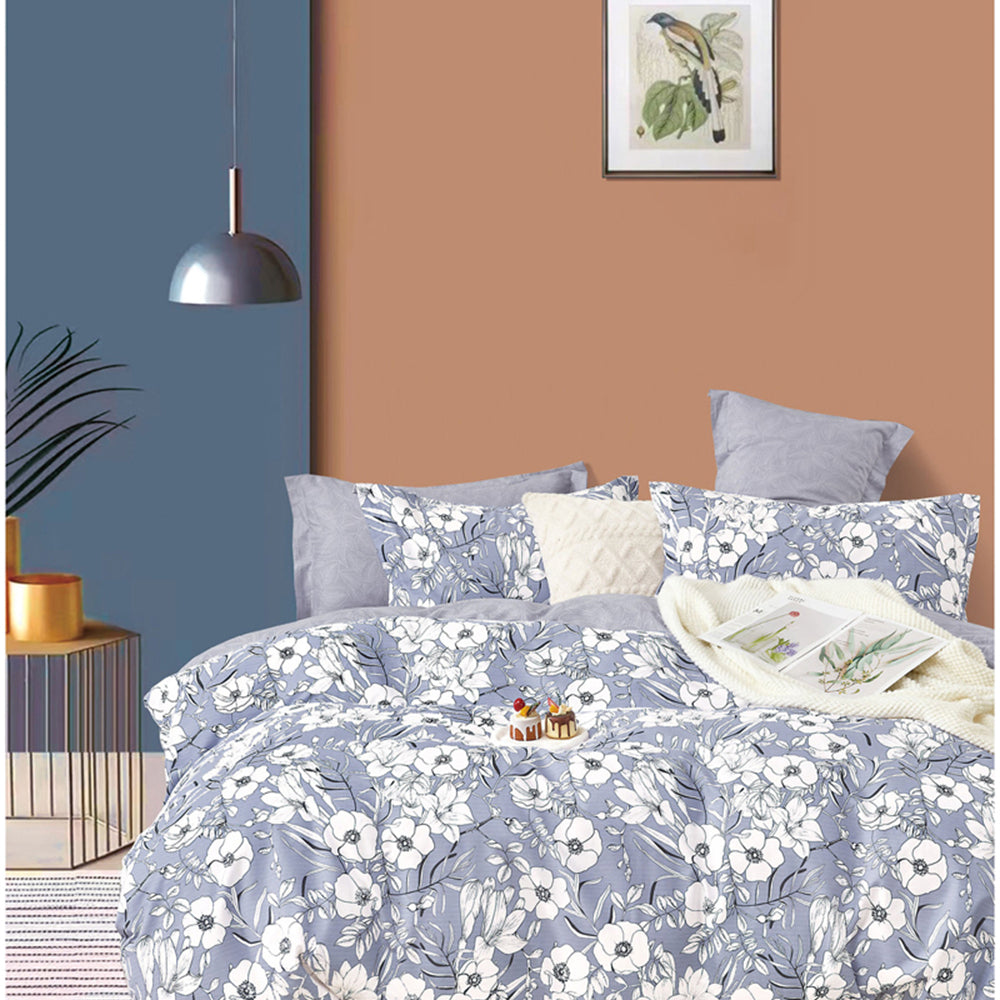 Ardor Matilda Quilt Cover Set Cotton Home Bedding Mauve