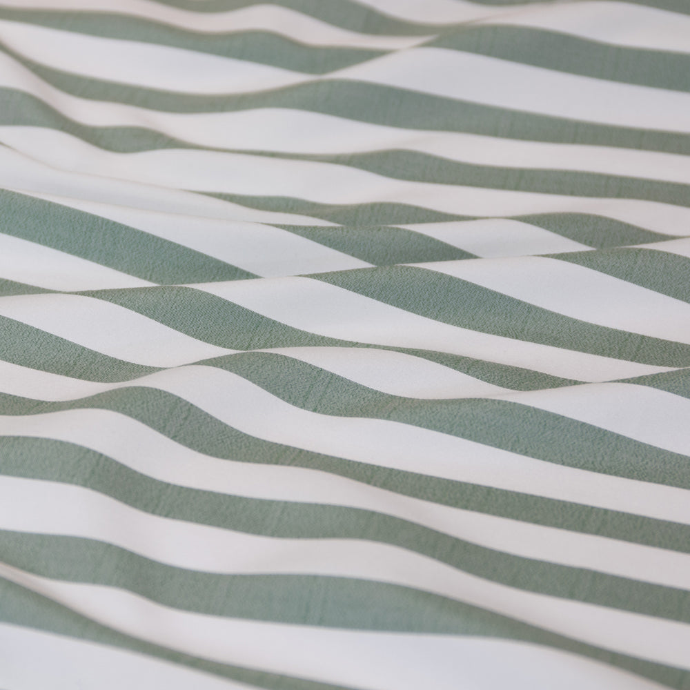 Ardor Boudoir Frankie Stripe Quilt Cover Set Sage — image 2