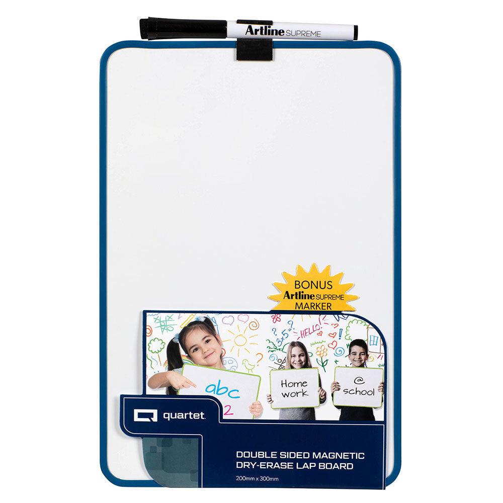 Quartet Double Sided Magnetic Whiteboard Dry Erase Lap Board Assorted Colour — image 2