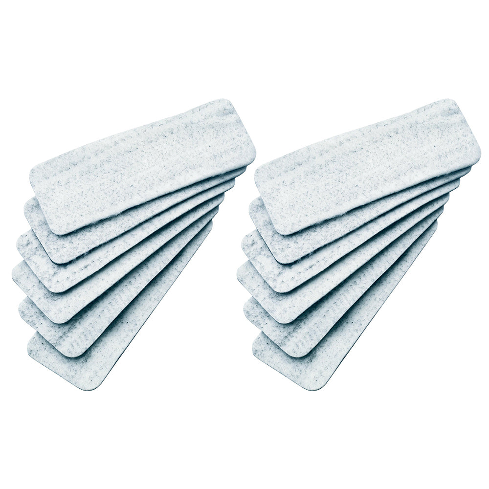 Quartet Double-Sided Refill Pads Replacement For Magnetic Whiteboard Eraser (12 Pack)