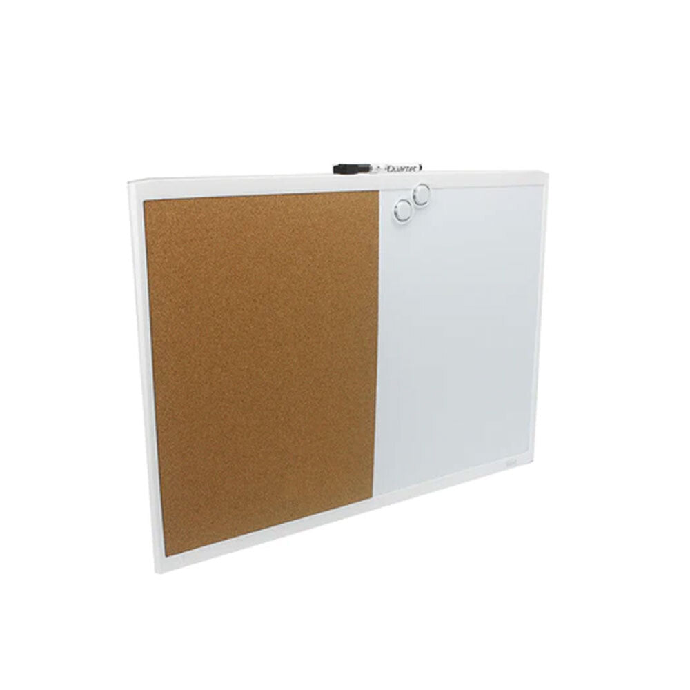 Quartet 58x43cm Magnetic Combination White Board Cork/Memo/Note Wall Mountable — image 2