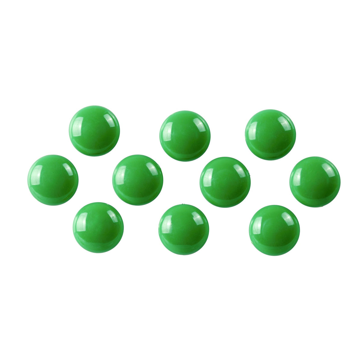 Quartet 20mm Magnet Buttons Document/Photo Holder For Magnetic Board Green (20 Pack)