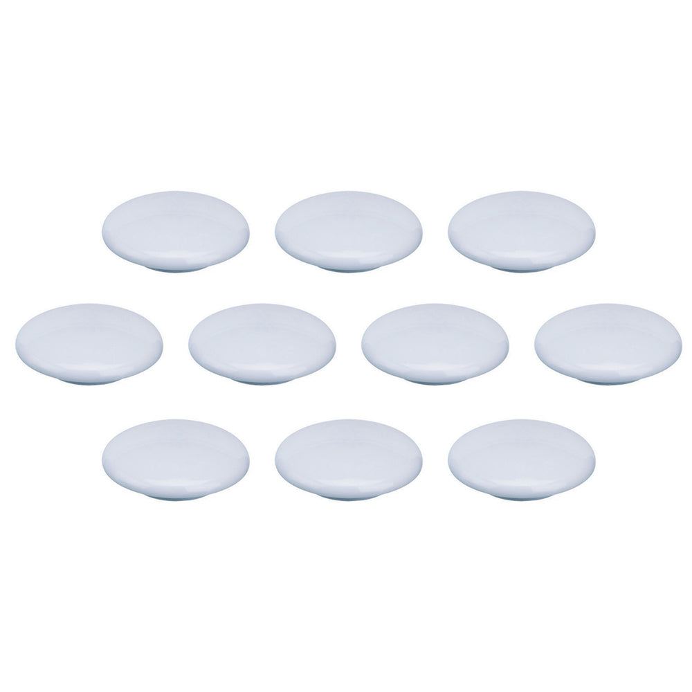 Quartet 20mm Magnet Buttons Document/Photo Holder For Magnetic Board White (20 Pack)