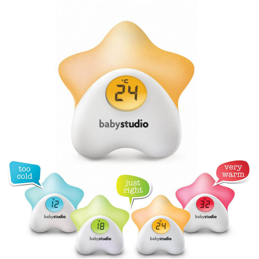 Baby Studio Colour Changing Thermometer Night Light RA502