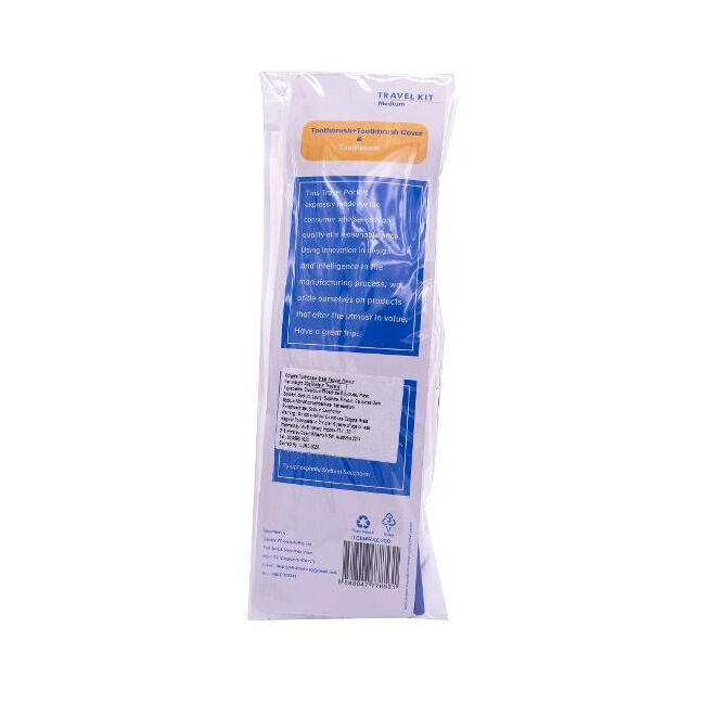 Colgate Toothpaste Toothbrush w/ Cap Travel Kit Pouch Dental Oral Care (3 Pieces) — image 2