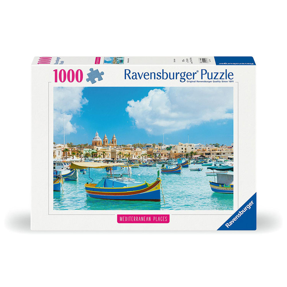 Ravensburger Mediterranean Malta Jigsaw Puzzle (1000 Pieces)