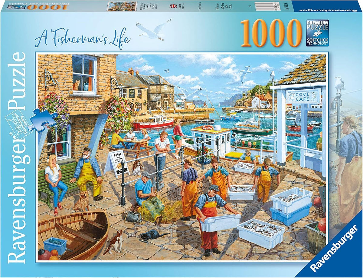 Ravensburger Fisherman's Life Family Jigsaw Puzzle Game/Toy 70x50cm (1000 Pieces)