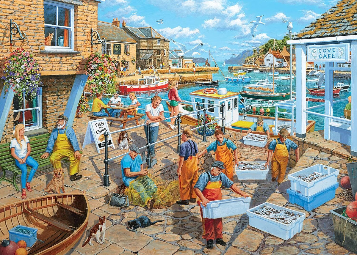 Ravensburger Fisherman's Life Family Jigsaw Puzzle Game/Toy 70x50cm (1000 Pieces) — image 3