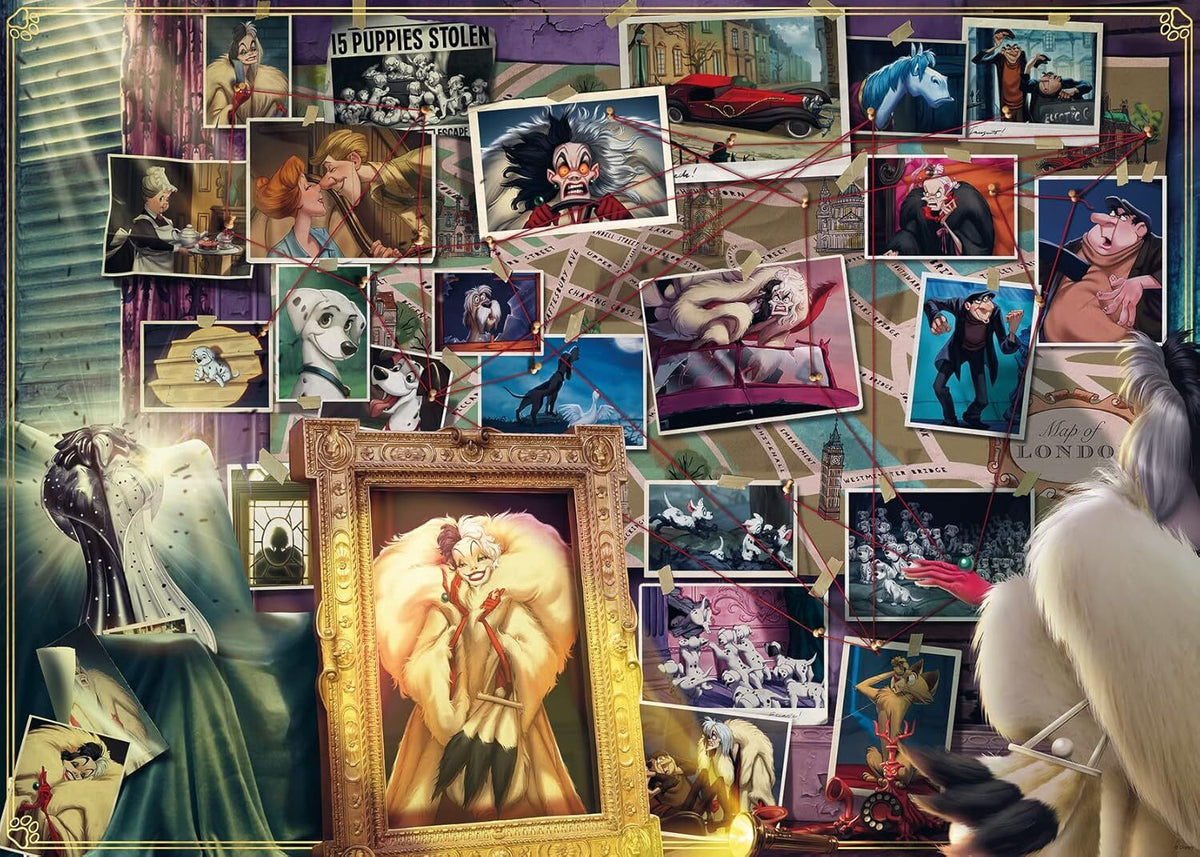 Ravensburger Villainous Cruella Deville Family Jigsaw Puzzle 70x50cm (1000 Pieces) — image 2