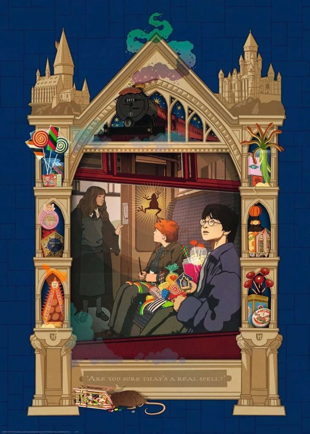 Ravensburger Harry Potter The Way to Hogwarts Family Jigsaw Puzzle (1000 Pieces) — image 2