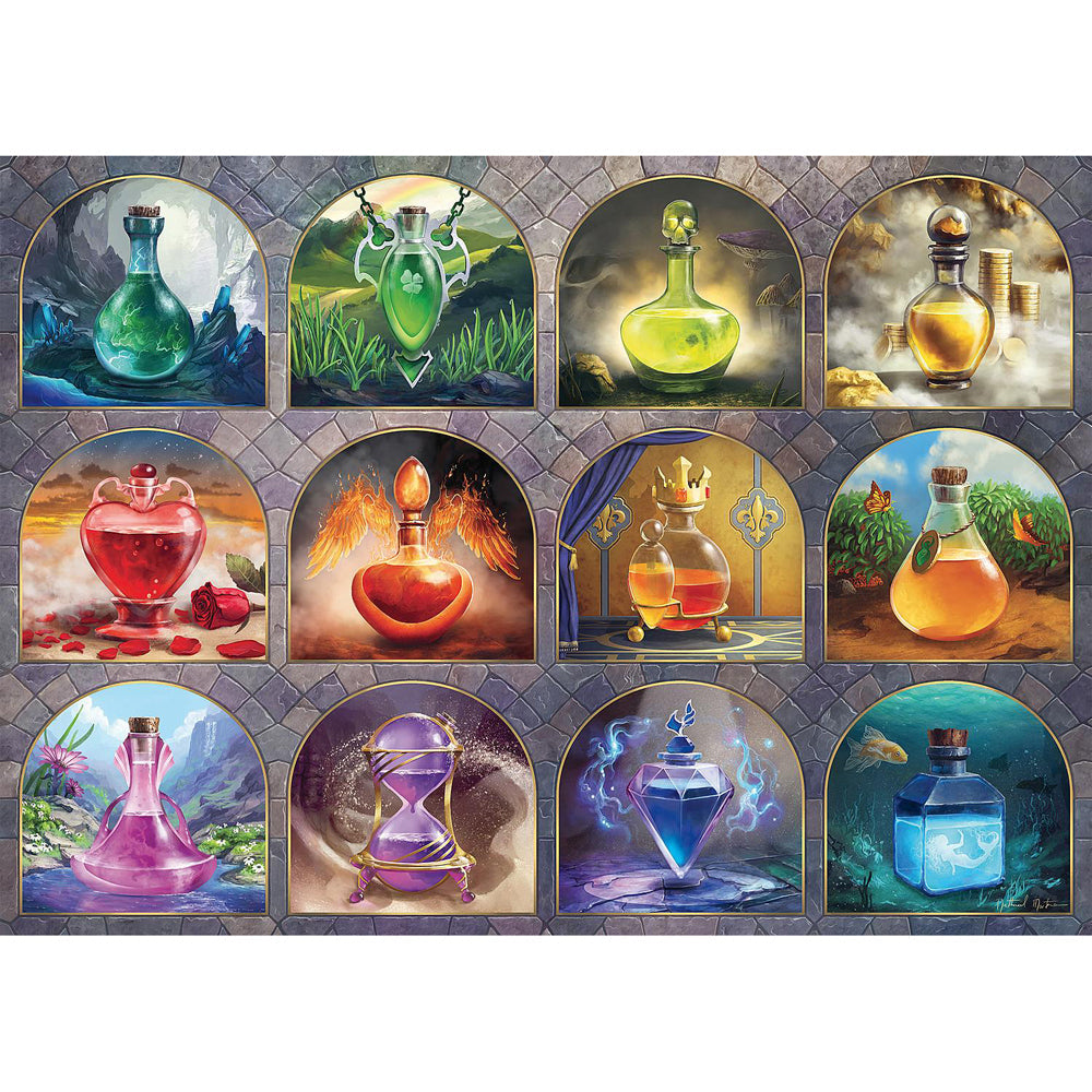 Ravensburger Magical Potions Jigsaw Puzzle Piece Interactive Family Set (1000 Pieces)