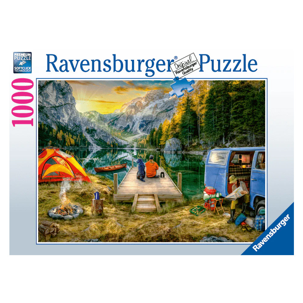 Ravensburger Immersed In Nature Theme Family Jigsaw Puzzle Set (1000 Pieces)