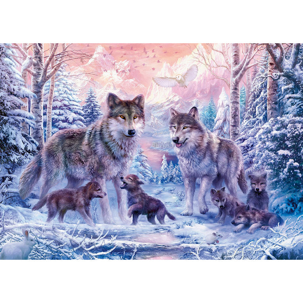 Ravensburger Arctic Wolves Family/Teens Jigsaw Puzzle Game/Toy 70x50cm (1000 Pieces)