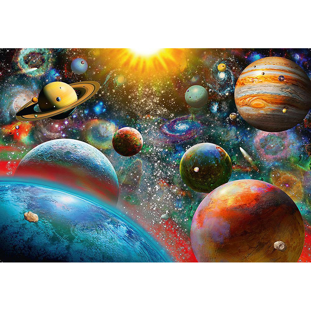 Ravensburger Planets Solar System Family Jigsaw Puzzle (1000 Pieces)
