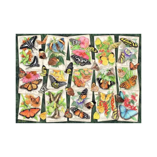 Ravensburger Tropical Butterflies Jigsaw Puzzle Piece Play Family Set (1000 Pieces)