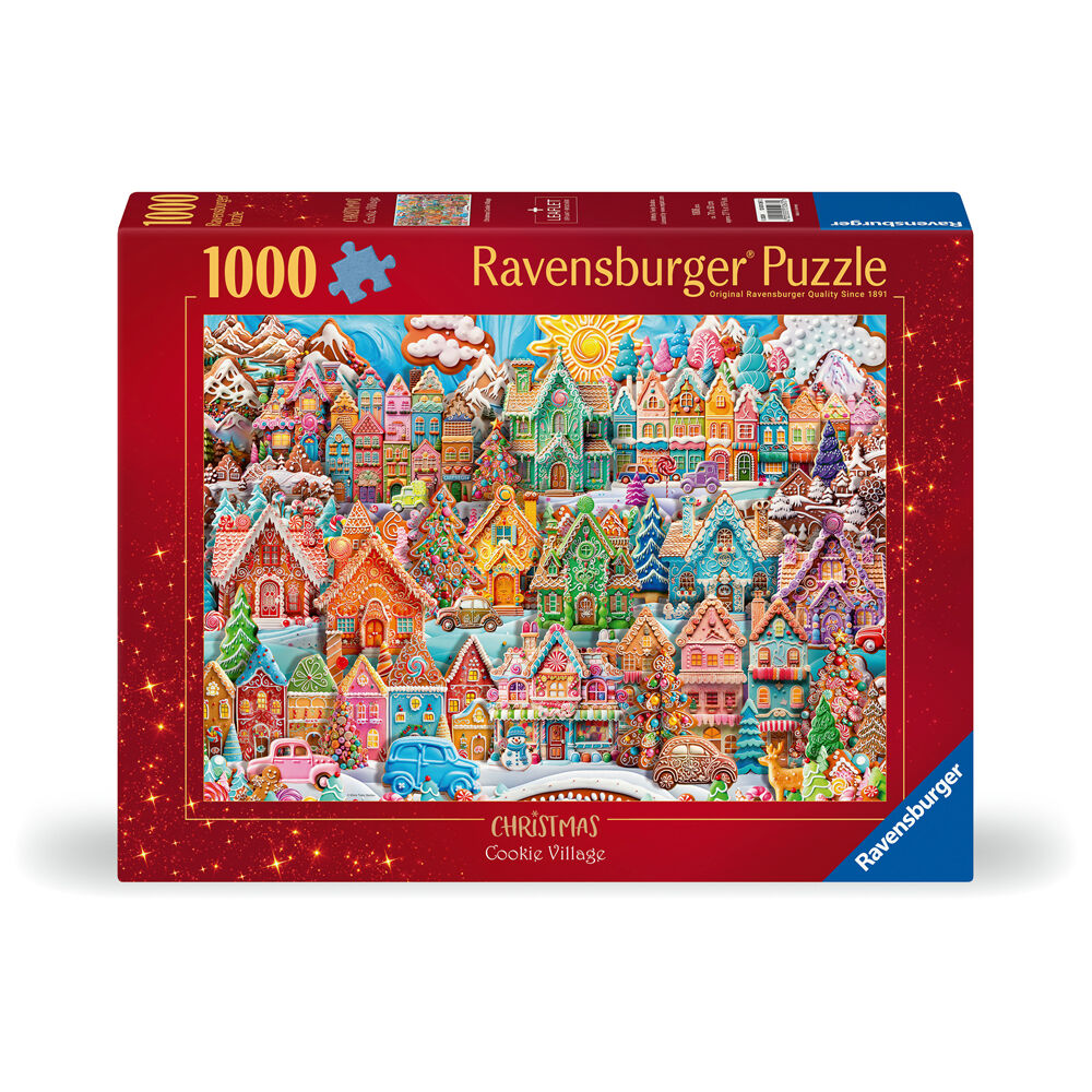 Ravensburger Christmas Cookie Village Jigsaw Puzzle Game 70x50cm 14y+ (1000 Pieces)