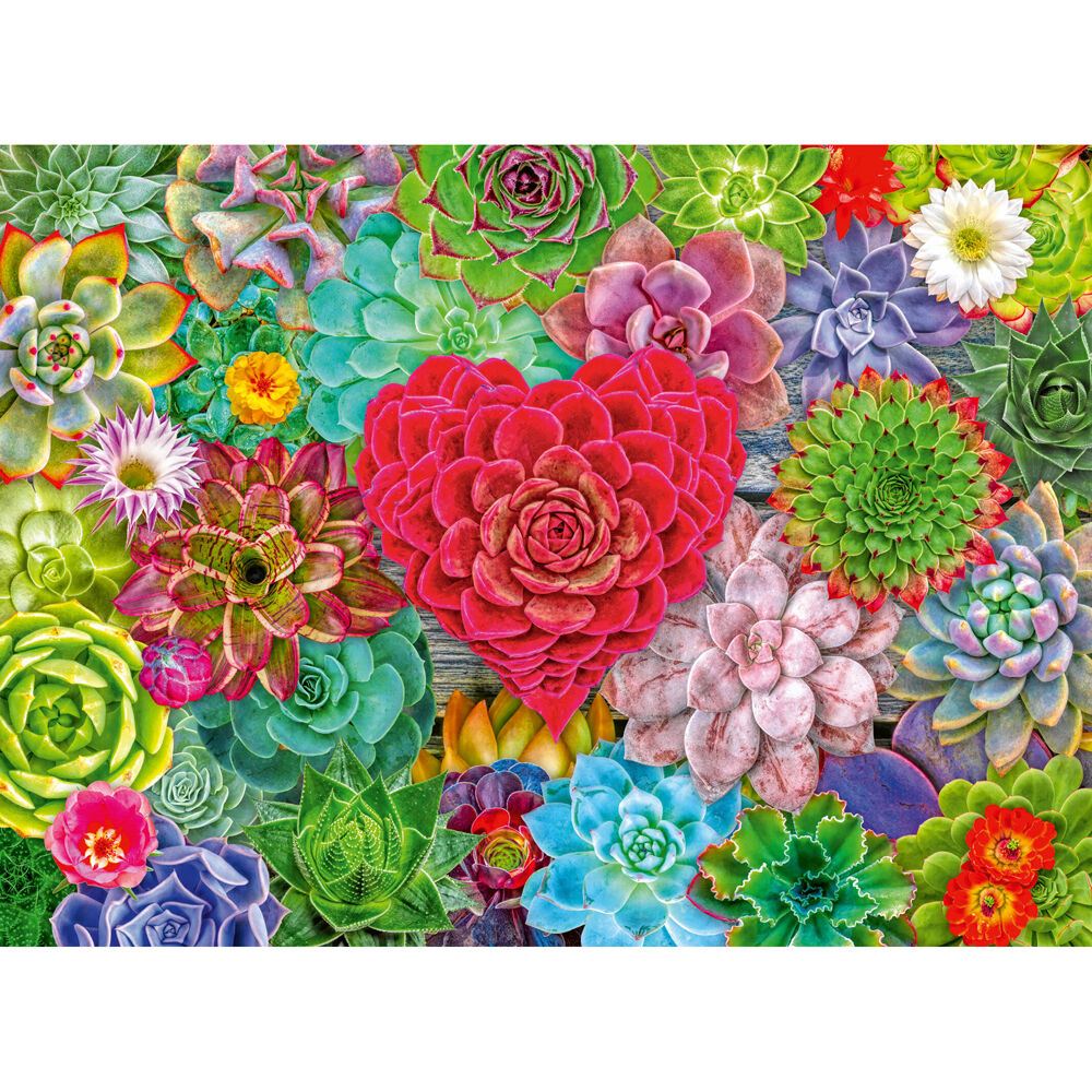 Ravensburger Succulent Love Jigsaw Puzzle 49.3x36.2cm Kids/Family 12y+ (500 Pieces)