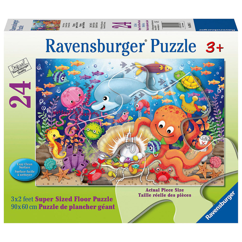 Ravensburger Fishies Fortune Jigsaw Kids/Childrens Animals Puzzle 3Y+ (24 Pieces)