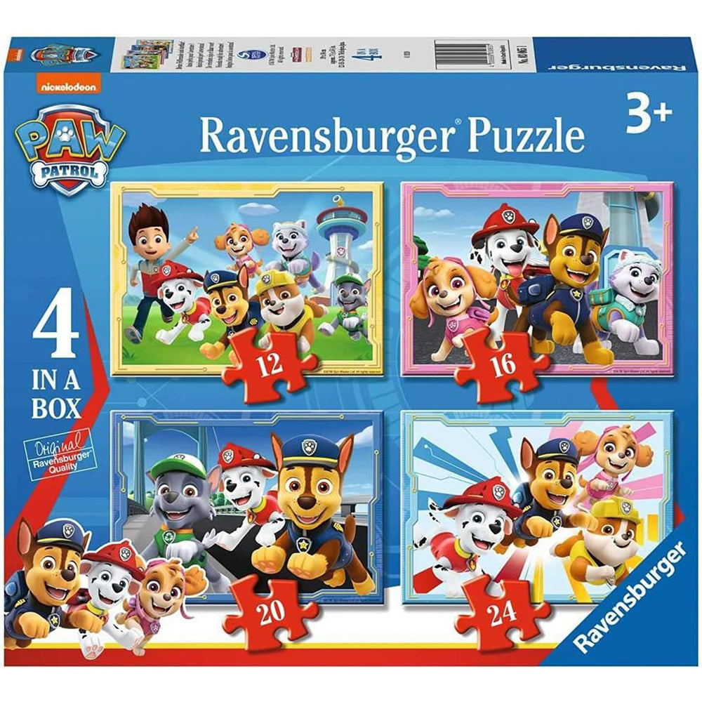 Ravensburger Paw Patrol Friends Ready for Adventure! Children Puzzle Set 3Y+ (4 Pieces)