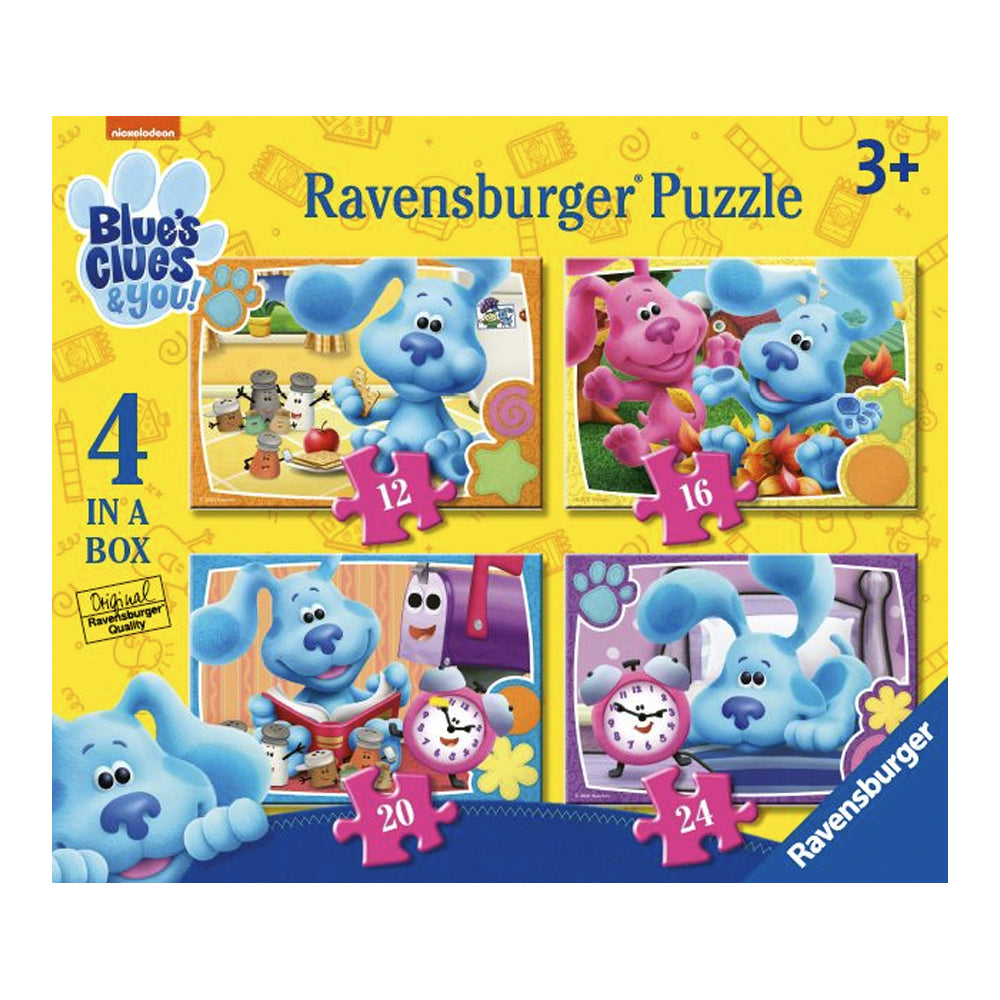 Ravensburger Blues Clues & You 4-in-1 Ravensburger Puzzle Set Kids Educational Play Toy 3y+