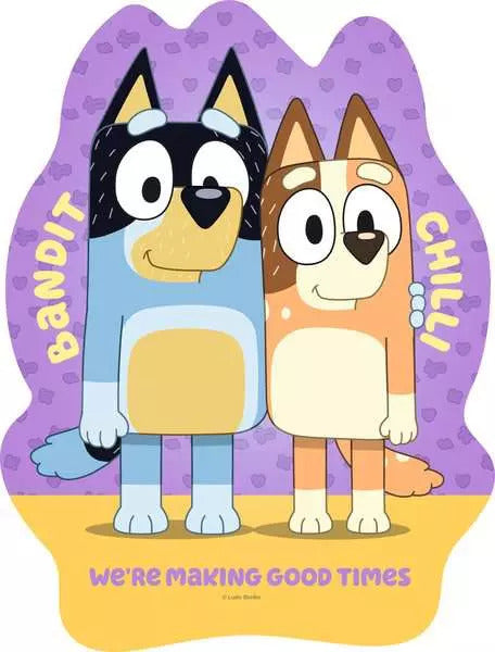 Ravensburger Bluey Let's Do This Shaped Kids/Childrens Jigsaw Puzzle Set 4y+ — image 2