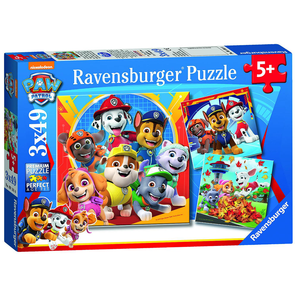 Ravensburger 3x49pc Ravensburger Paw Patrol Just Yelp For Help Jigsaw Puzzle 21x21cm 5y+