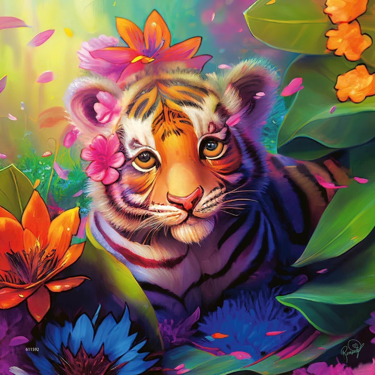 Ravensburger 3x49pc Ravensburger Jungle Babies Kids/Childrens Animal Jigsaw Puzzle Set 5y+ — image 2