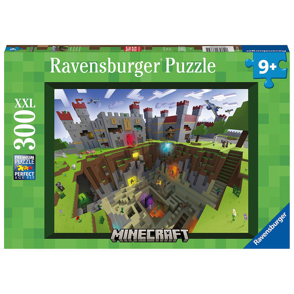 Ravensburger Minecraft Cutaway Kids/Childrens Jigsaw Puzzle Set 9y+ (300 Pieces)