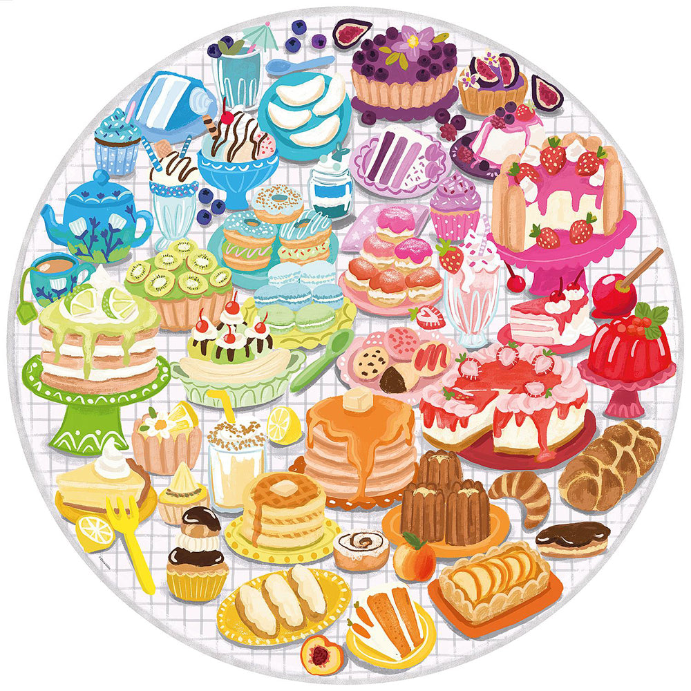 Ravensburger Desserts Circle Family Jigsaw Puzzle (500 Pieces)