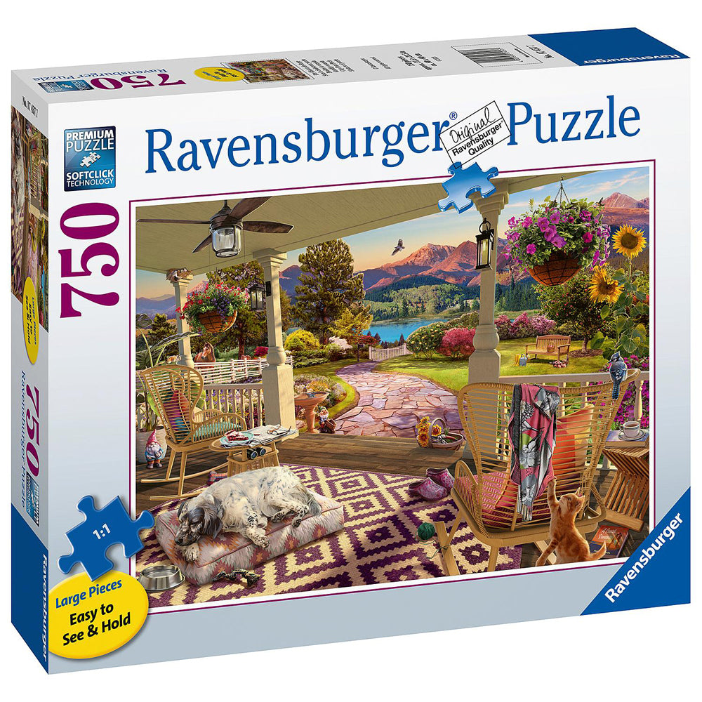 Ravensburger Cozy Front Porch Family Jigsaw Themed Puzzle Play Toy (750 Pieces) — image 2