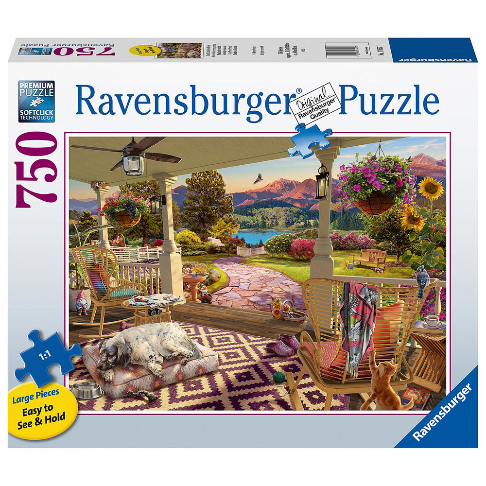 Ravensburger Cozy Front Porch Family Jigsaw Themed Puzzle Play Toy (750 Pieces)