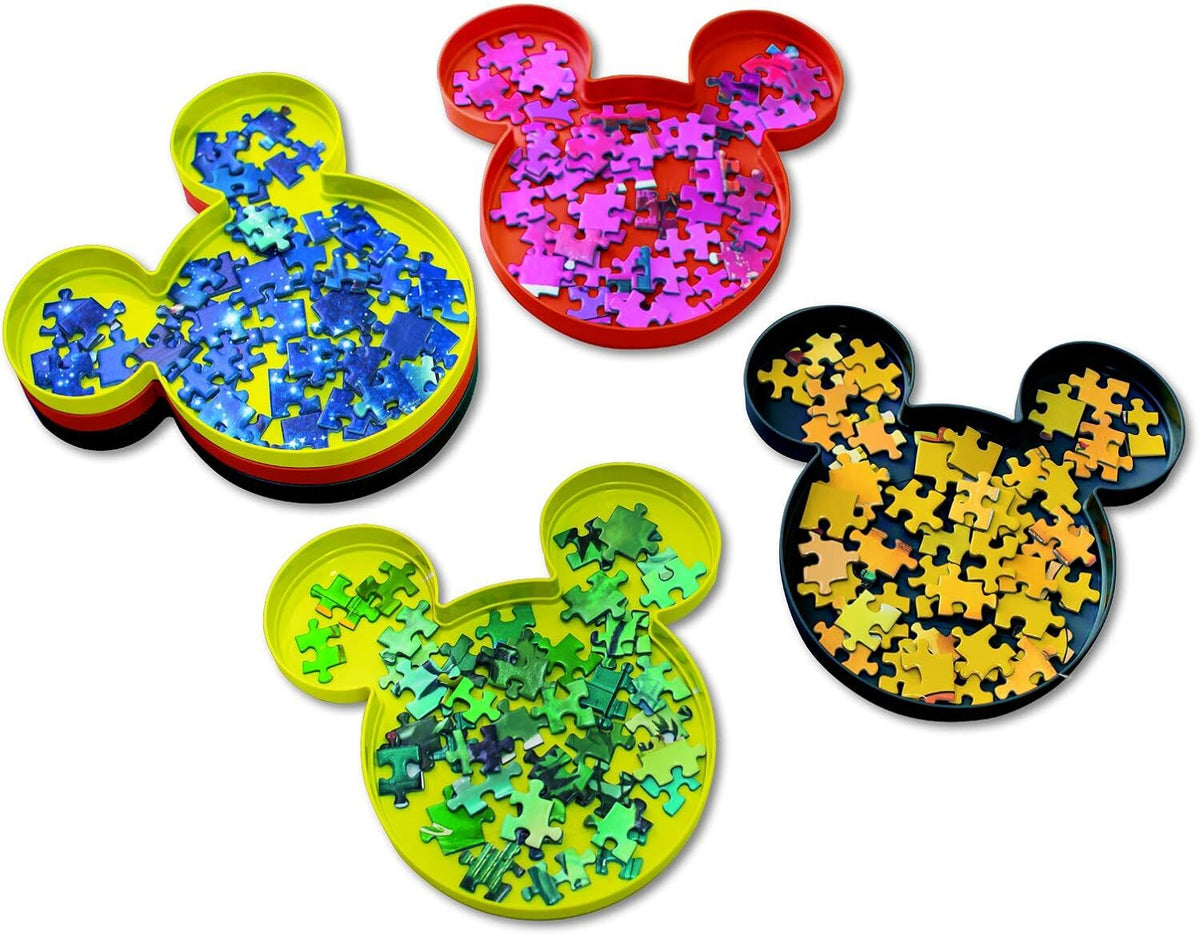 Ravensburger Disney Mickeys Sort & Go Stackable Puzzle Sorting Tray Set (6 Pieces) — image 2